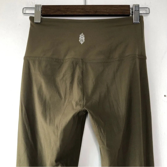 Free People Movement Olive Green Wave Rider Leggings Size XS - Picture 4 of 11